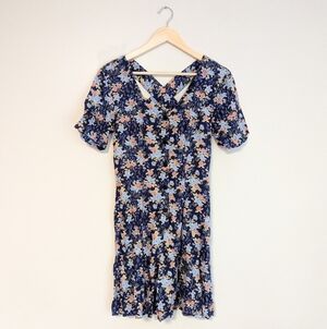 Vintage Rayon Floral Romper